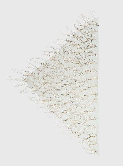 Eager Heart Sarong Cream Sequin