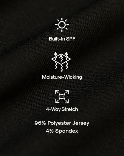 All Black Active Crew Neck 6-Pack