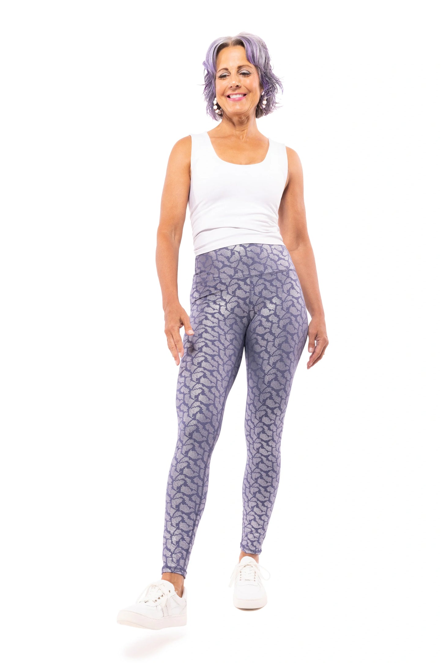 Sparkle Fashion Women's Glam Full Length Leggings