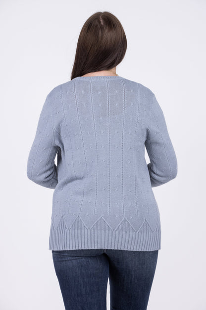Sweet Affairs Women's Floral Embroidered Cardigan