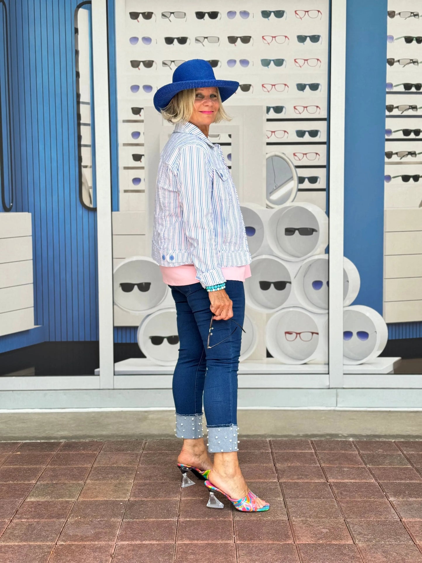 LULU B  CANDY PINK LINEN JACKET