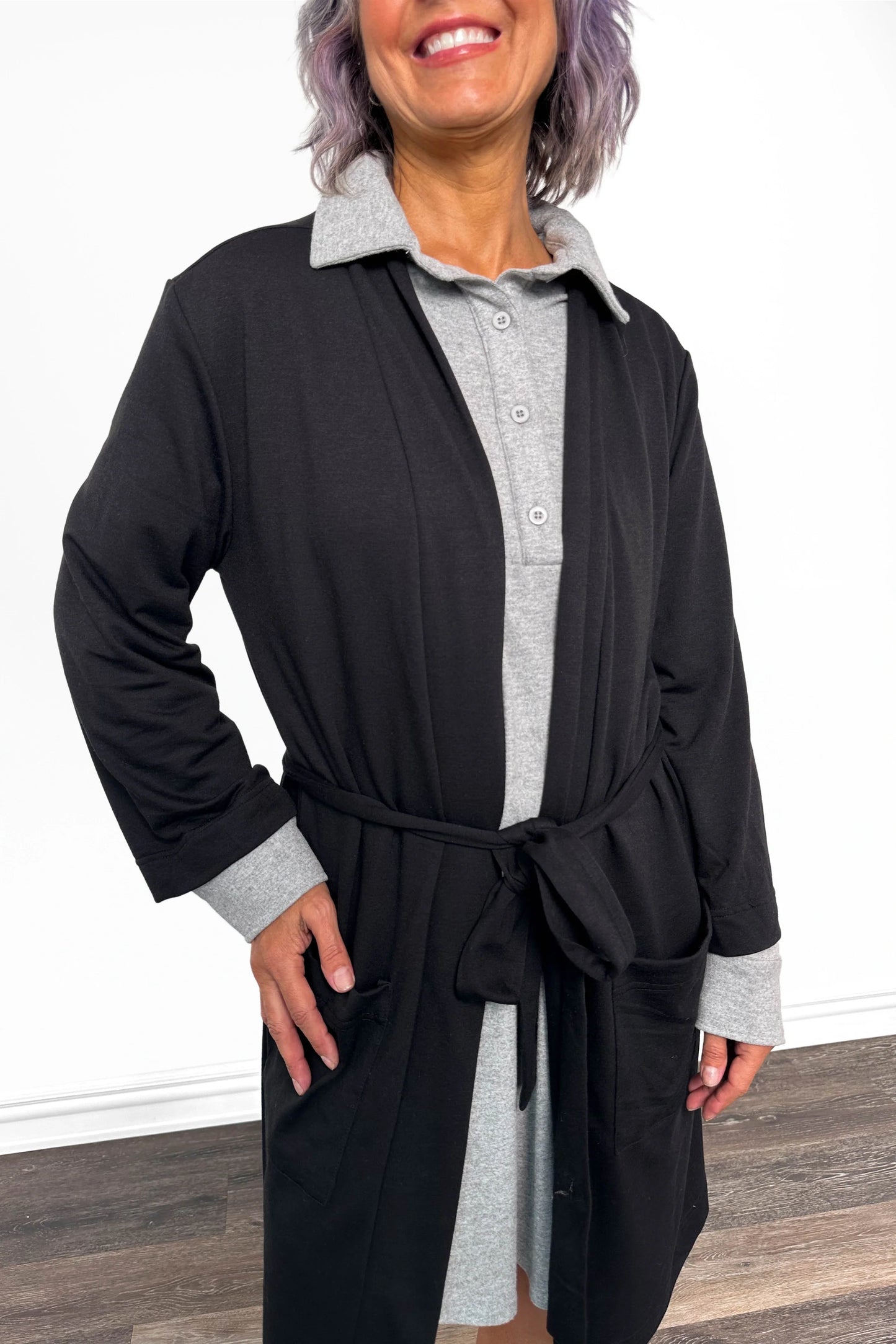 ALB Custom Women's Luxe Front Tie Robe